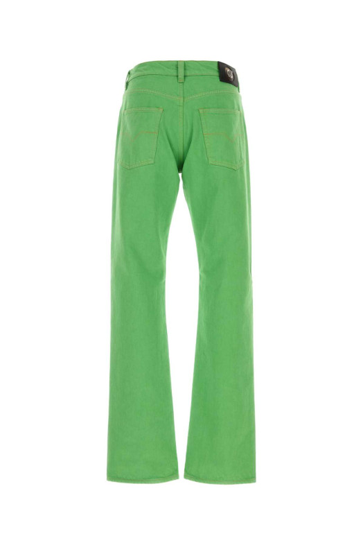 Light green denim jeans VERSACE (10241301A17871)