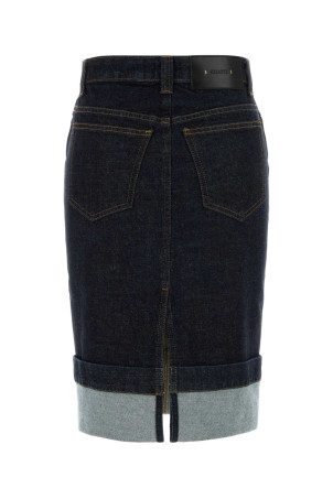 Blue denim Kendra skirt KHAITE (1189916W916)