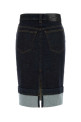 Blue denim Kendra skirt KHAITE (1189916W916)