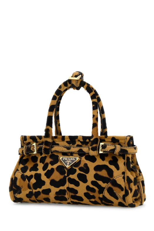 Printed calf hair mini Prada Bonnie handbag PRADA (1BA4862C7B)