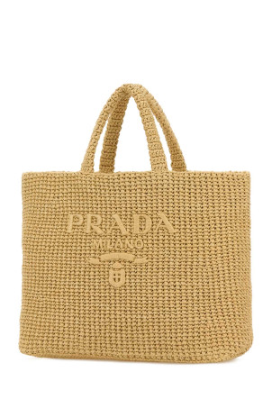 Raffia shopping bag PRADA (1BG392VOUL2C2T)