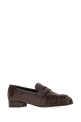 Dark brown leather loafers PRADA (1D175OF020007)