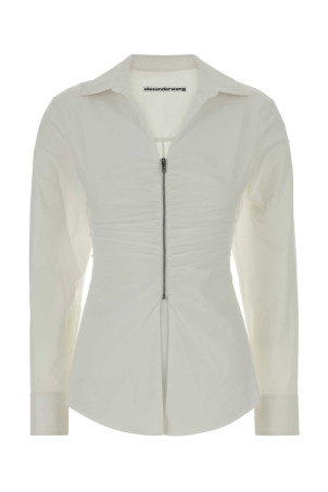 White stretch poplin shirt White ALEXANDER WANG (1WC2261304)