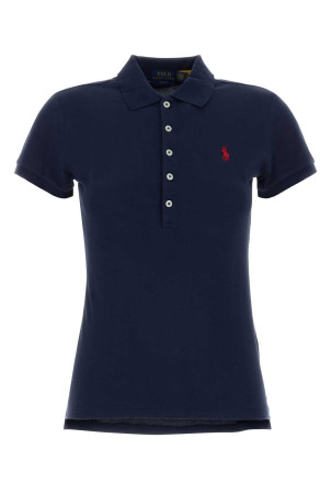 Navy blue stretch piquet polo shirt POLO RALPH LAUREN (211B18200)