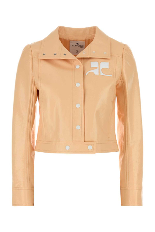 Peach vinyl blazer COURREGES (223CBL005VY0014)