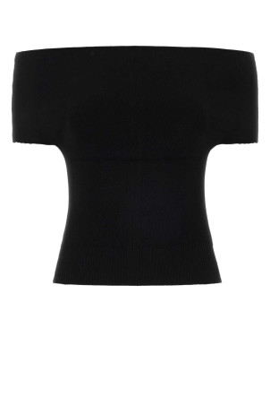 Black viscose blend top Black MAGDA BUTRYM (370526)