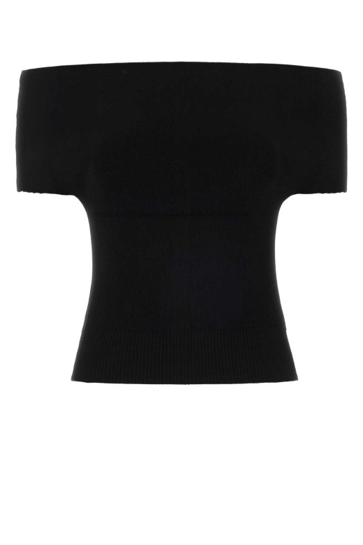 Black viscose blend top Black MAGDA BUTRYM (370526)