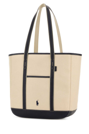 Sand canvas shoulder bag POLO RALPH LAUREN (428968158)