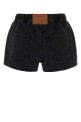 Black denim shorts ALEXANDER WANG (4DC2264168)