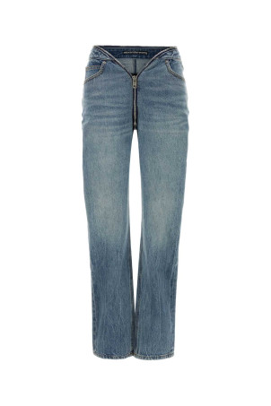 DIPPED V ZIP WAISTBAND STRAIGHT LEG JEAN ALEXANDER WANG (4DC2264984)