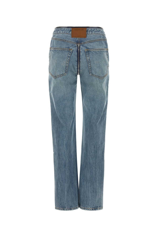 DIPPED V ZIP WAISTBAND STRAIGHT LEG JEAN ALEXANDER WANG (4DC2264984)