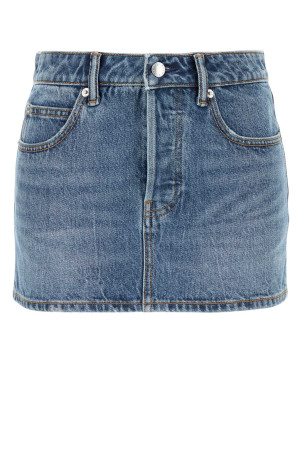 Denim mini skirt ALEXANDER WANG (4DC4245476)