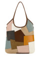 Multicolor leather and suede shopping bag MIU MIU (5BG231VMLN2IFM)