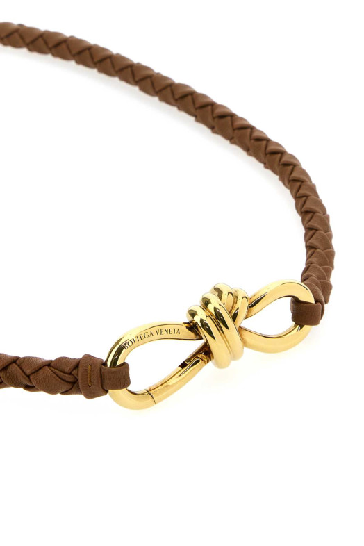 Caramel leather Andiamo belt BOTTEGA VENETA (766135V0HW1)