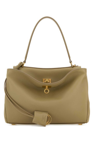 Маленькая кожаная сумочка Rodeo от BALENCIAGA цвета «саже» (7897792AA4V)