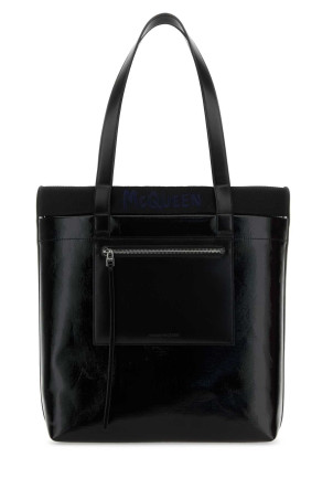 Black canvas shopping bag ALEXANDER MCQUEEN (7917691AAS0)