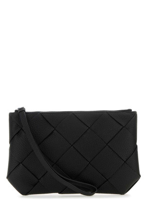 Black leather medium Diago clutch BOTTEGA VENETA (795119V4FV1)