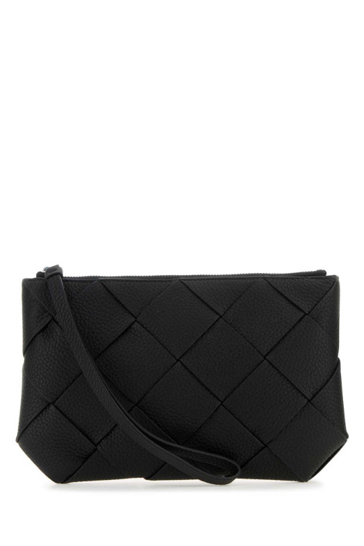 Black leather medium Diago clutch BOTTEGA VENETA (795119V4FV1)