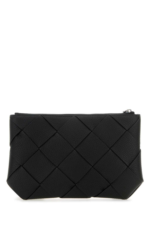 Black leather medium Diago clutch BOTTEGA VENETA (795119V4FV1)