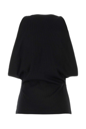 Black stretch cotton top Black ALEXANDER MCQUEEN (804191QLADW)