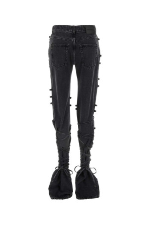 Black denim jeans ALEXANDER MCQUEEN (804375QMACX)