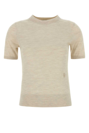 Sand wool t-shirt BURBERRY (8101955)