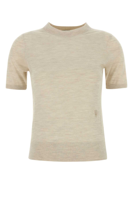 Sand wool t-shirt BURBERRY (8101955)