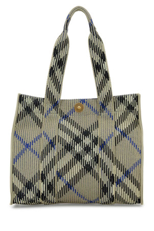 Embroidered canvas shopping bag BURBERRY (8104034)