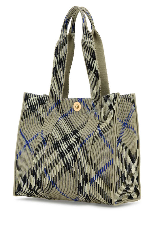 Embroidered canvas shopping bag BURBERRY (8104034)