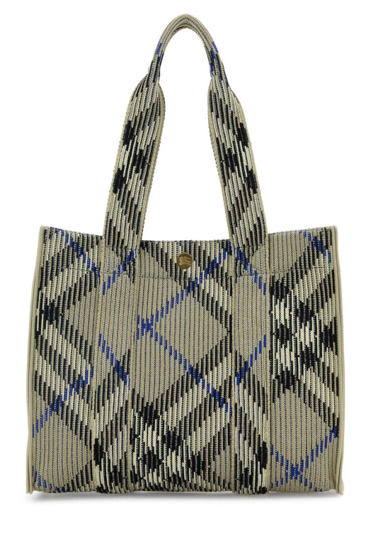Embroidered canvas shopping bag BURBERRY (8104034)