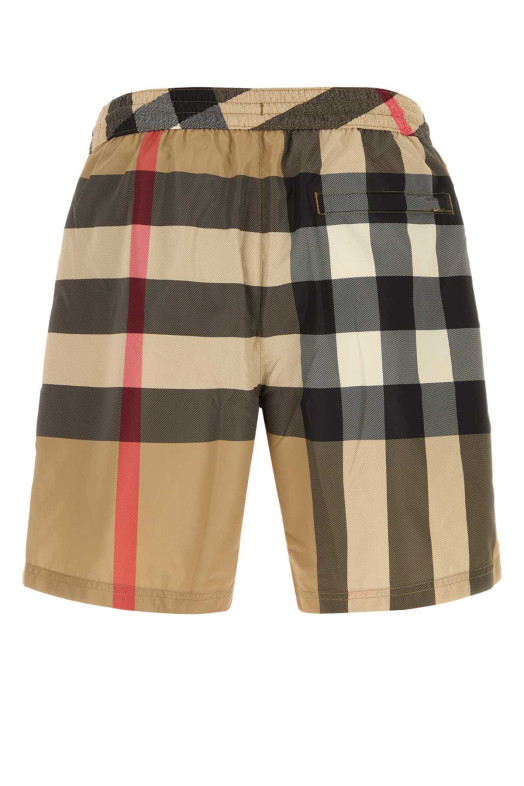 Printed polyester swimming shorts Multicolor BURBERRY (8112682)