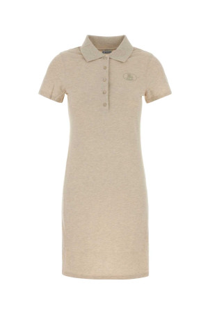 Melange sand piquet polo dress BURBERRY (8120784)