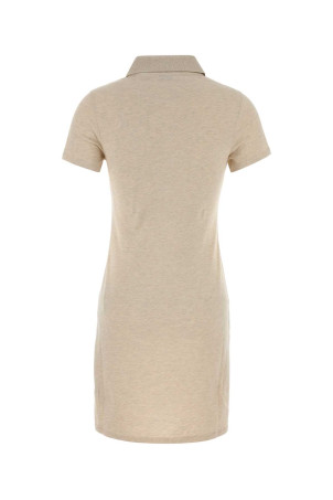 Melange sand piquet polo dress BURBERRY (8120784)