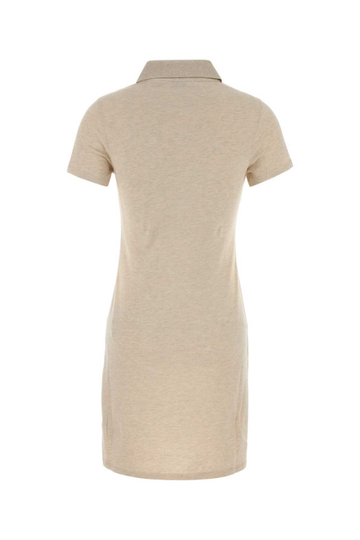 Melange sand piquet polo dress BURBERRY (8120784)