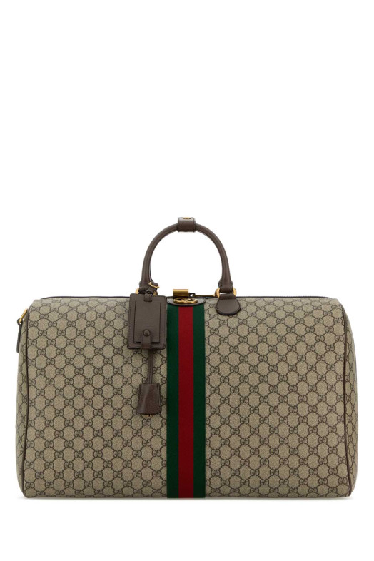 Printed canvas large Gucci Savoy travel bag GUCCI (834458FAEOI)