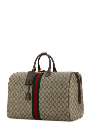 Printed canvas large Gucci Savoy travel bag GUCCI (834458FAEOI)