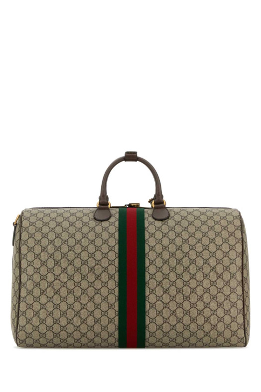 Printed canvas large Gucci Savoy travel bag GUCCI (834458FAEOI)