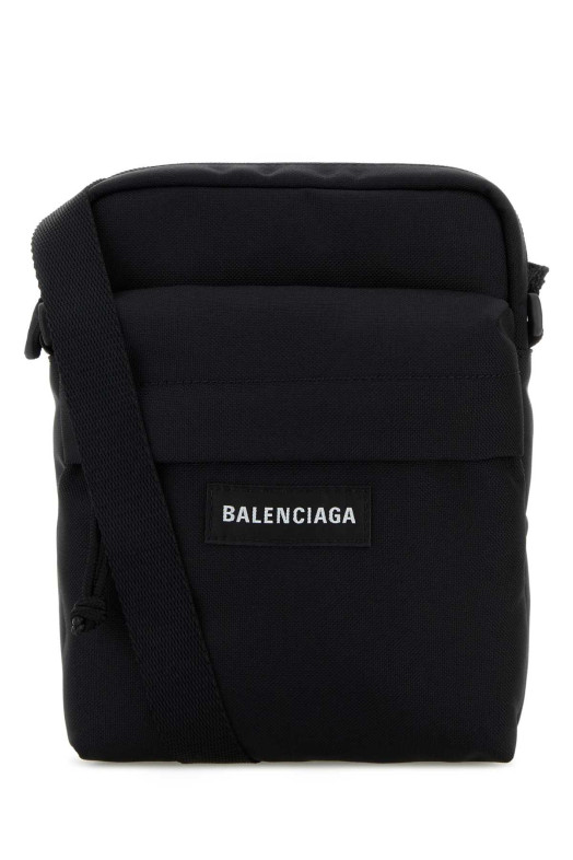 Black canvas Explorer crossbody bag Black BALENCIAGA (8455932AB9Q)