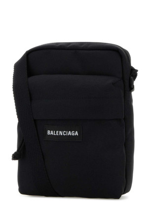 Black canvas Explorer crossbody bag Black BALENCIAGA (8455932AB9Q)