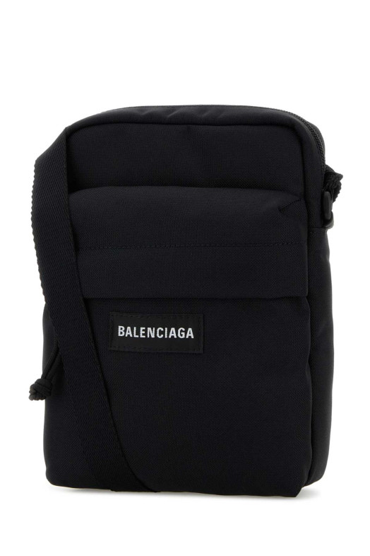 Black canvas Explorer crossbody bag Black BALENCIAGA (8455932AB9Q)