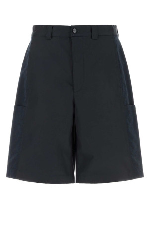 Midnight blue cotton bermuda shorts GUCCI (851720ZAQH5)