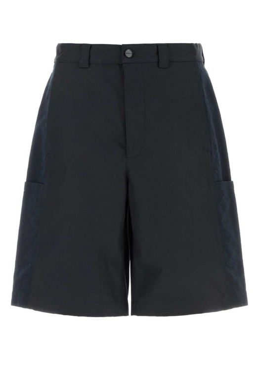 Midnight blue cotton bermuda shorts GUCCI (851720ZAQH5)