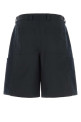 Midnight blue cotton bermuda shorts GUCCI (851720ZAQH5)