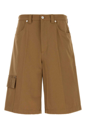 Caramel cotton bermuda shorts GUCCI (851721ZAUJI)