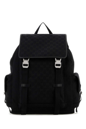Black canvas backpack Black GUCCI (854740FAFGK)