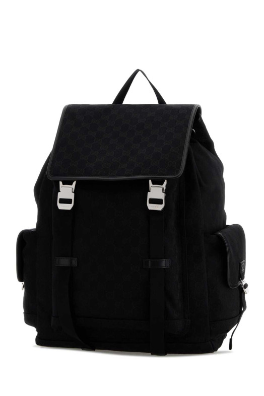 Black canvas backpack Black GUCCI (854740FAFGK)