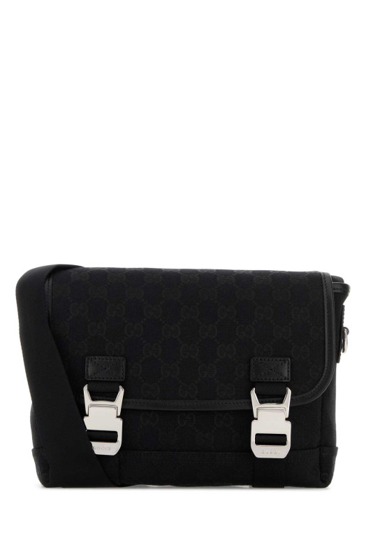 Black canvas crossbody bag Black GUCCI (854745FAE8V)