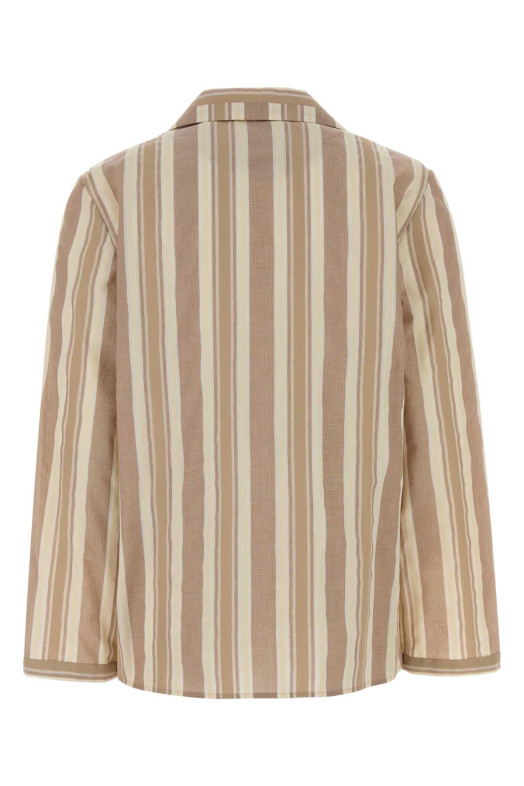 Бавовняна сорочка з вишивкою SAINT LAURENT (857276Y2N58)