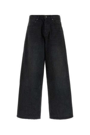 Black denim wide-leg jeans BALENCIAGA (868319TQW56)