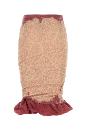 Printed stretch cotton O-Pale skirt DIESEL (A229400IFBA)